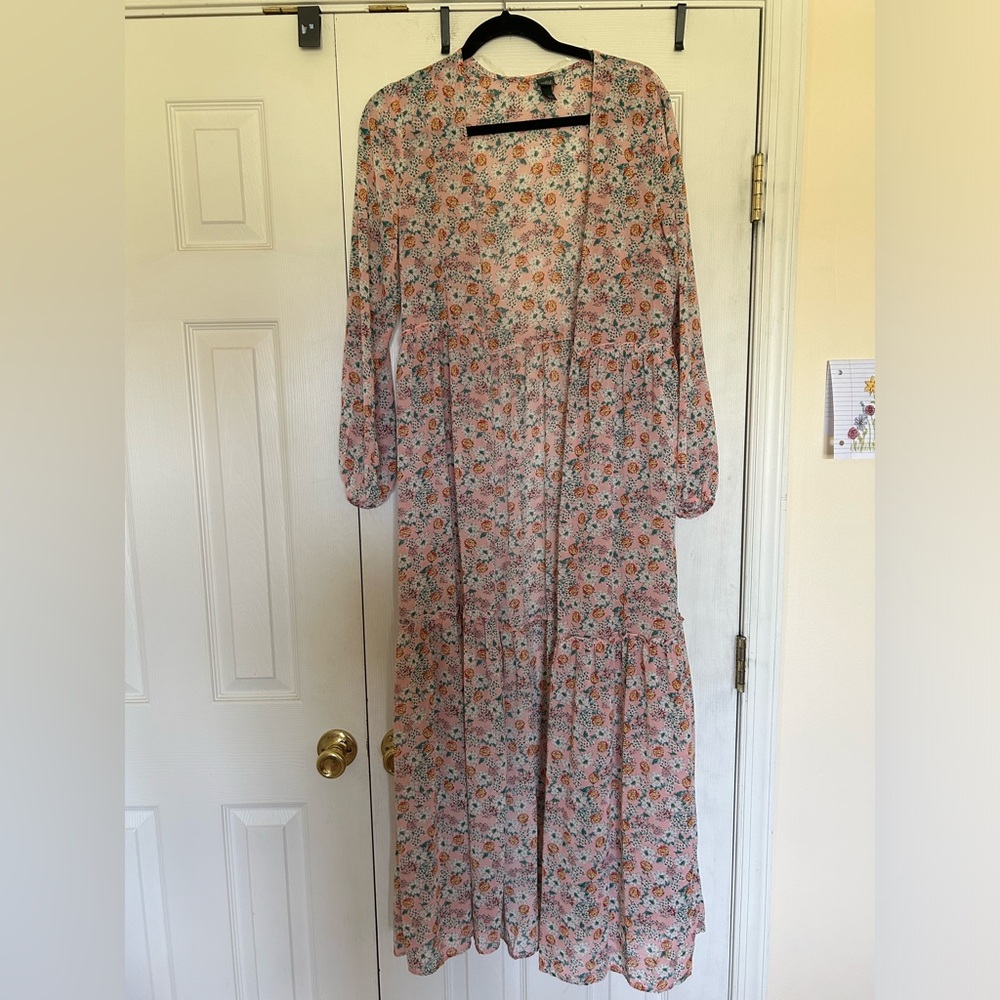 wild fable floral duster